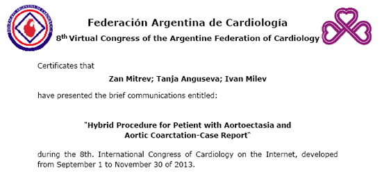 8th International Congress of Cardiology on the Internet