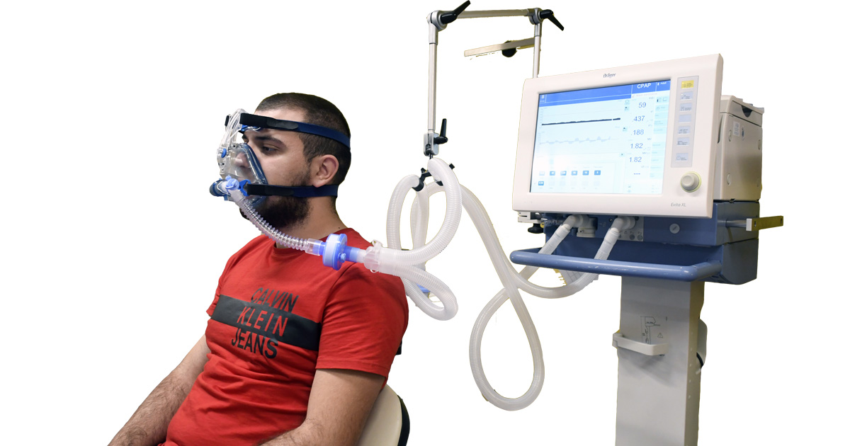 Ventilimi joinvaziv me presion pozitiv  të vazhdueshëm (CPAP)