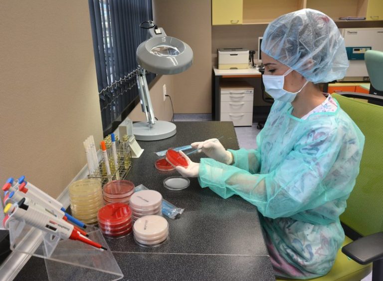 Microbiology laboratory