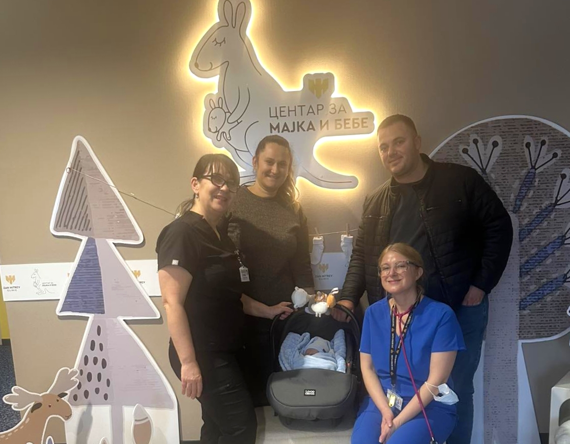 Уште еден јунак од нашиот Центар за мајка и бебе си замина дома
